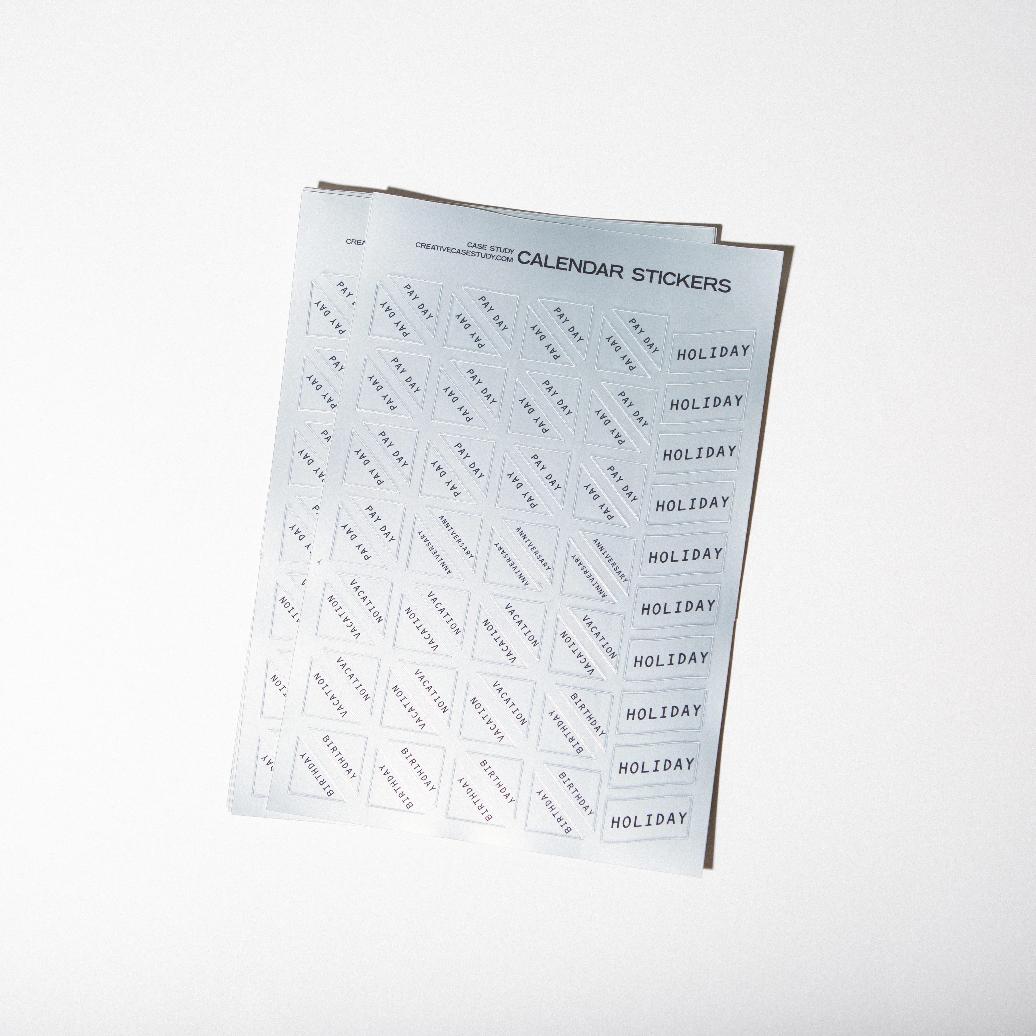 Chrome Calendar Stickers - Image 4