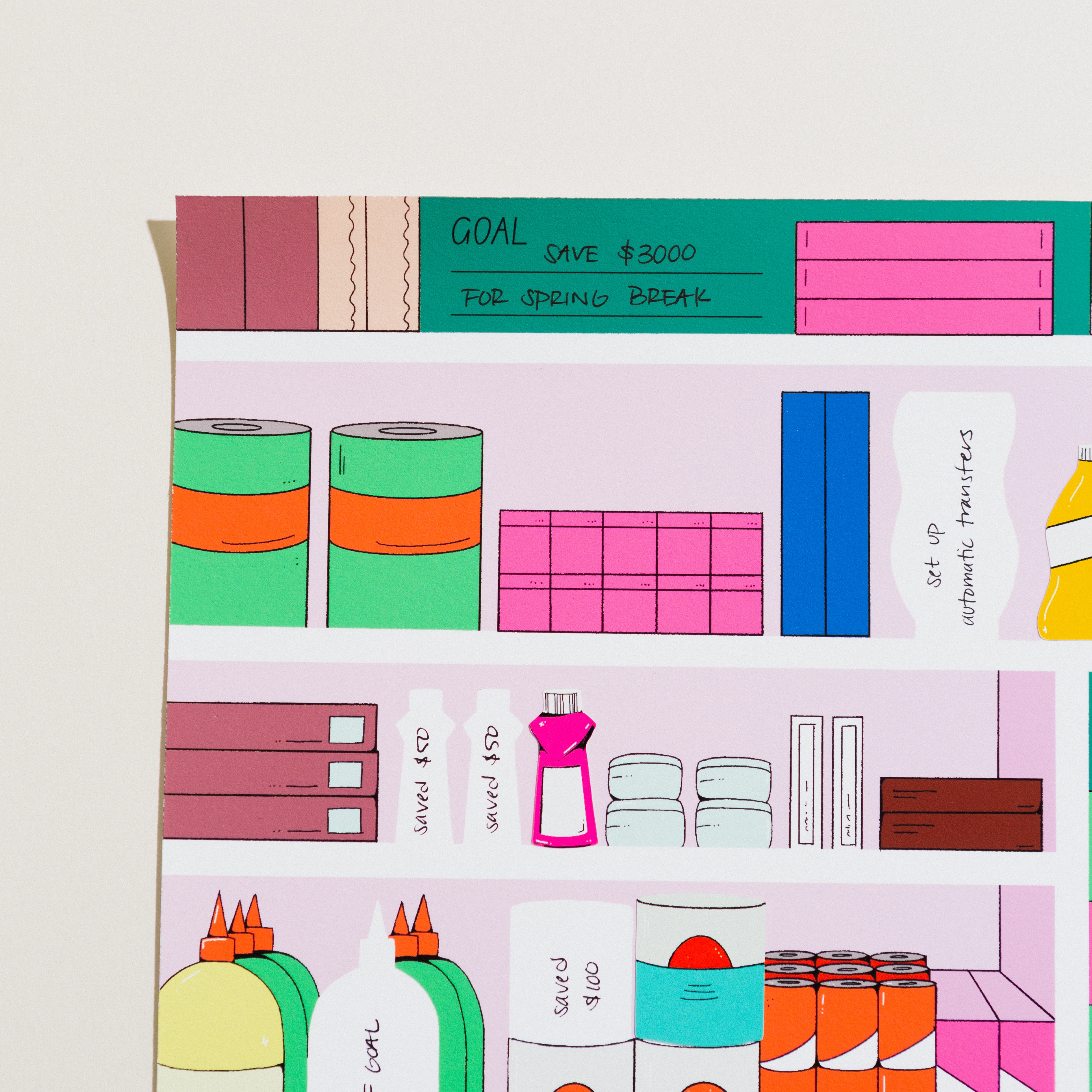 Financial Goal Tracking Kit - Kitchen Pantry - Image 3